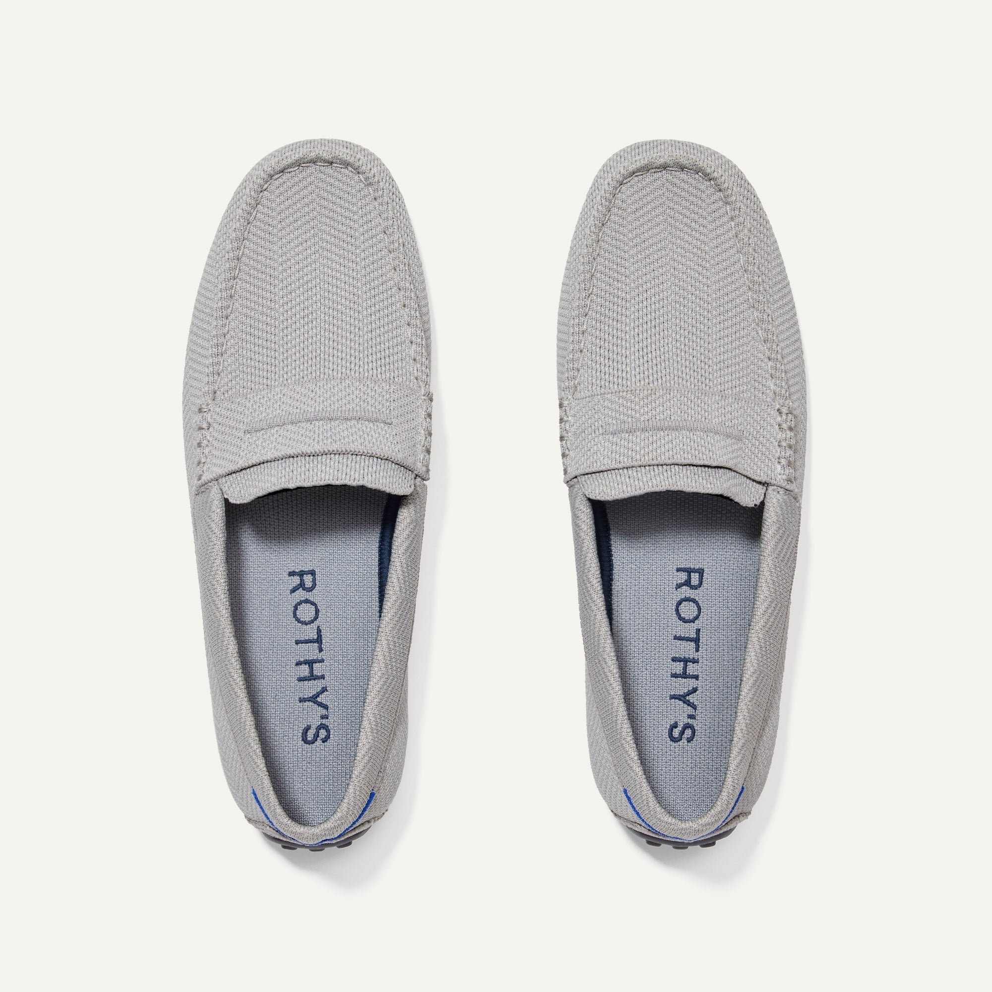 The Driving Loafer - Light Grey Herringbone - Image 4