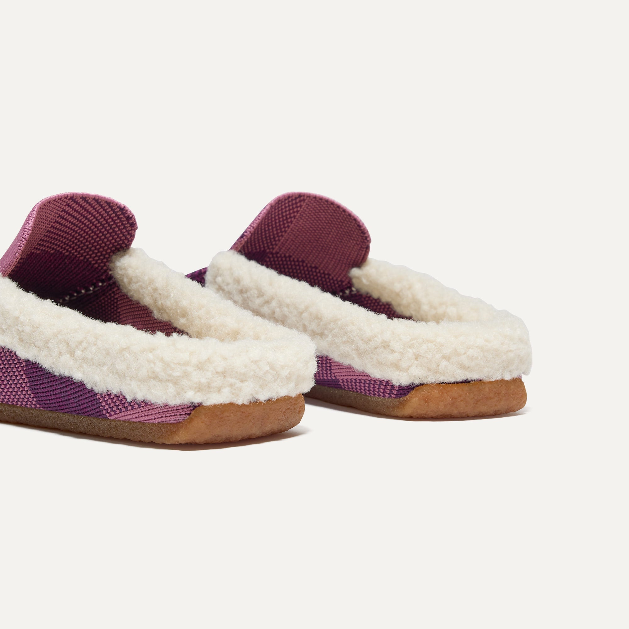 The Scuff Slipper - Mauve Buffalo Check - Image 4