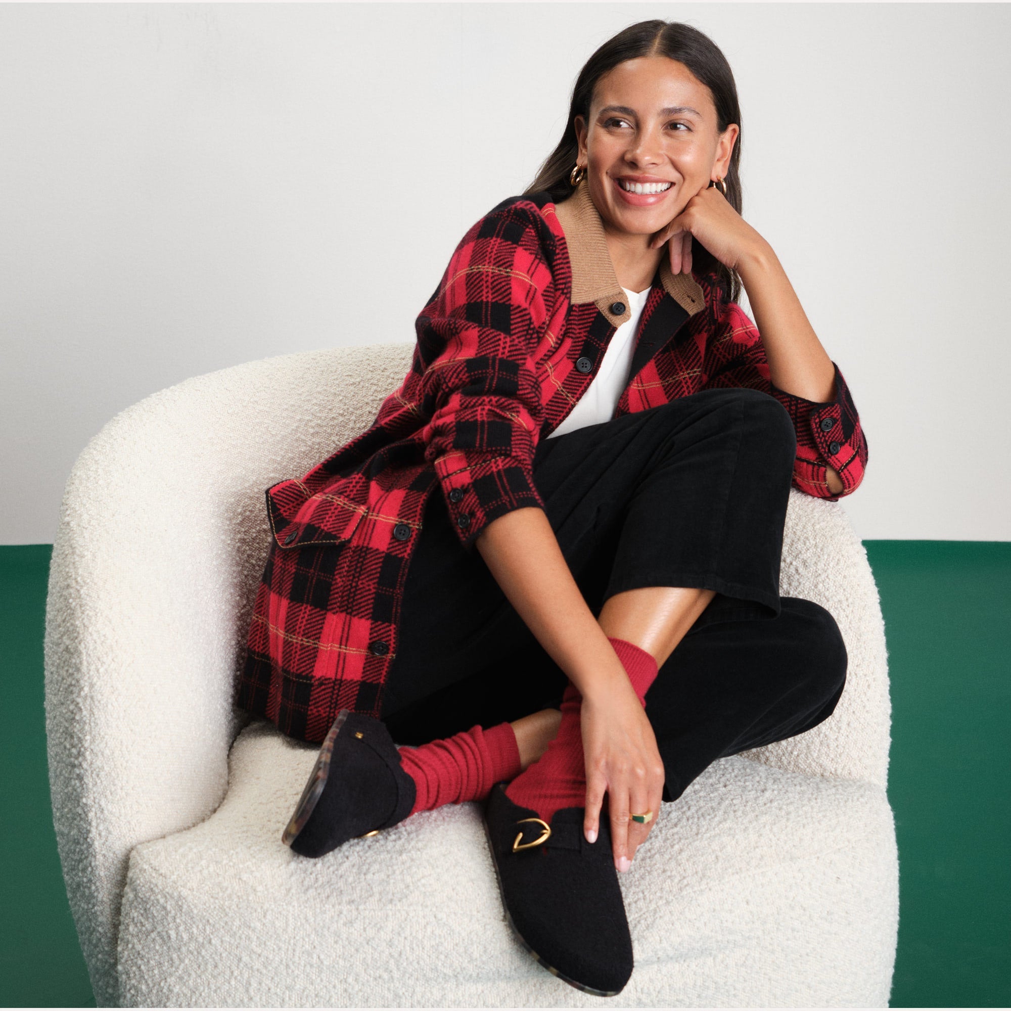 The Buckle Clog - Soft Black Boucl?? - Image 4