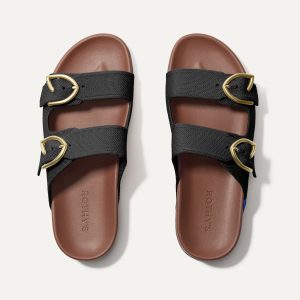 The Buckle Slide - Black