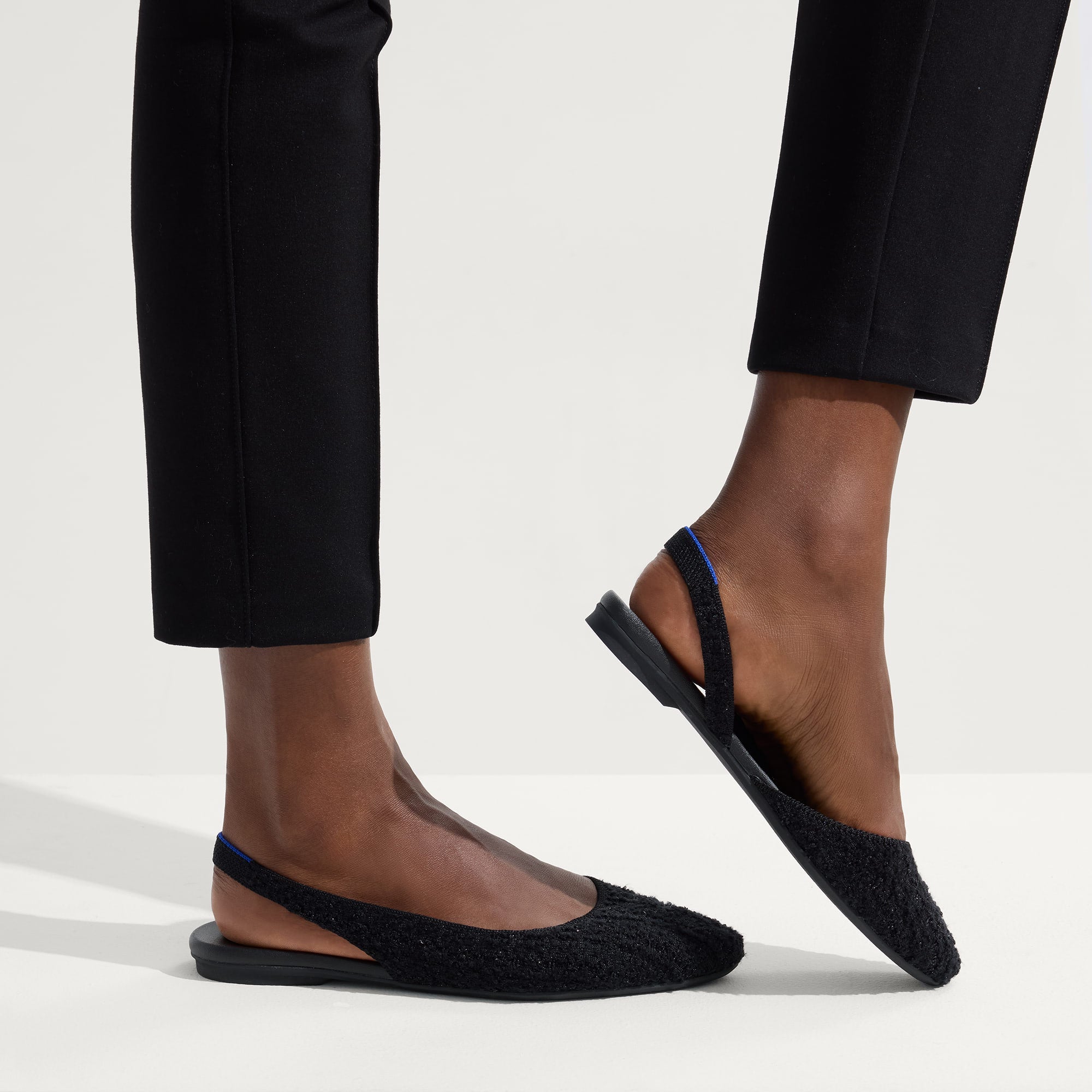 The Almond Slingback - Black Boucl?? - Image 3