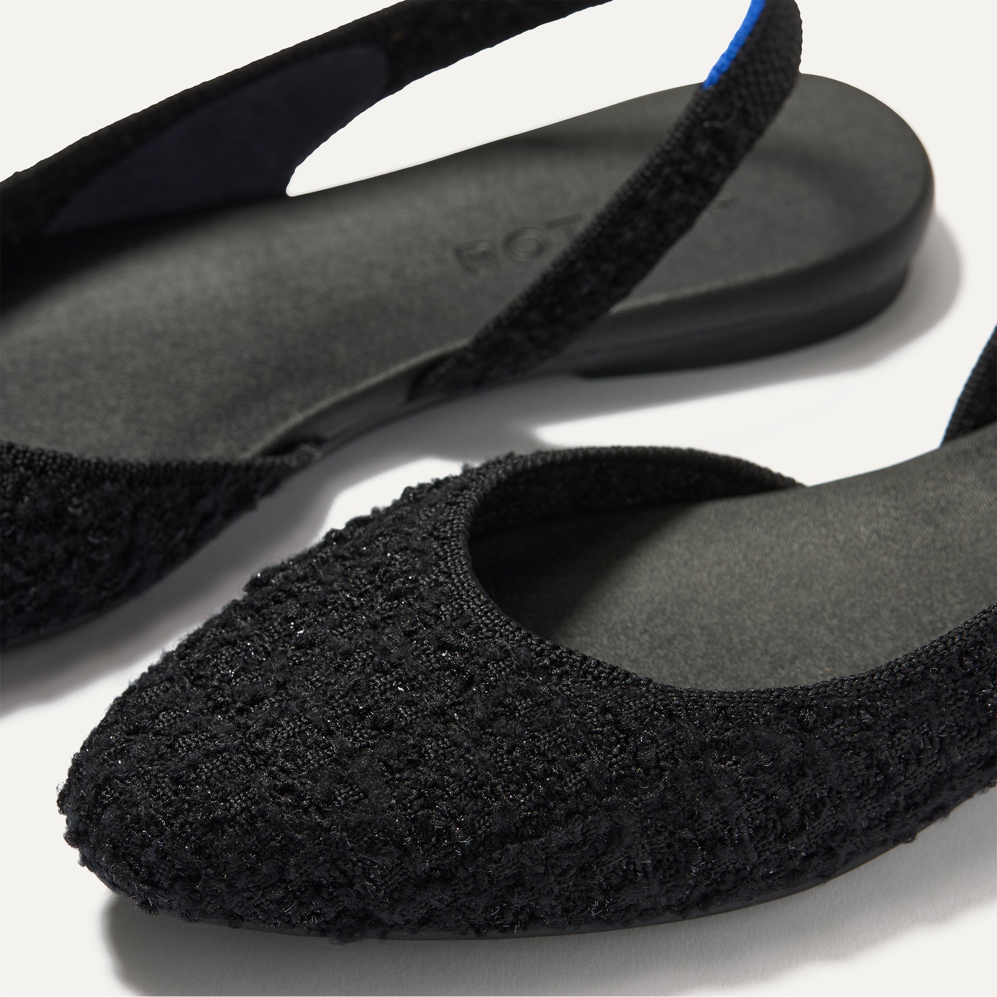 The Almond Slingback - Black Boucl?? - Image 2