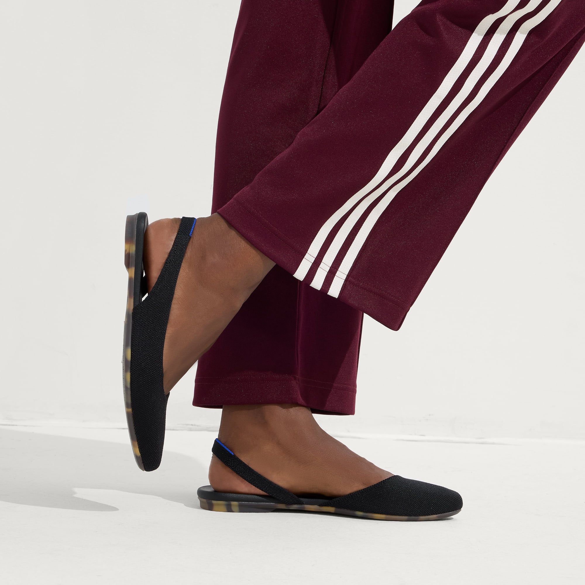 The Almond Slingback - Black - Image 2