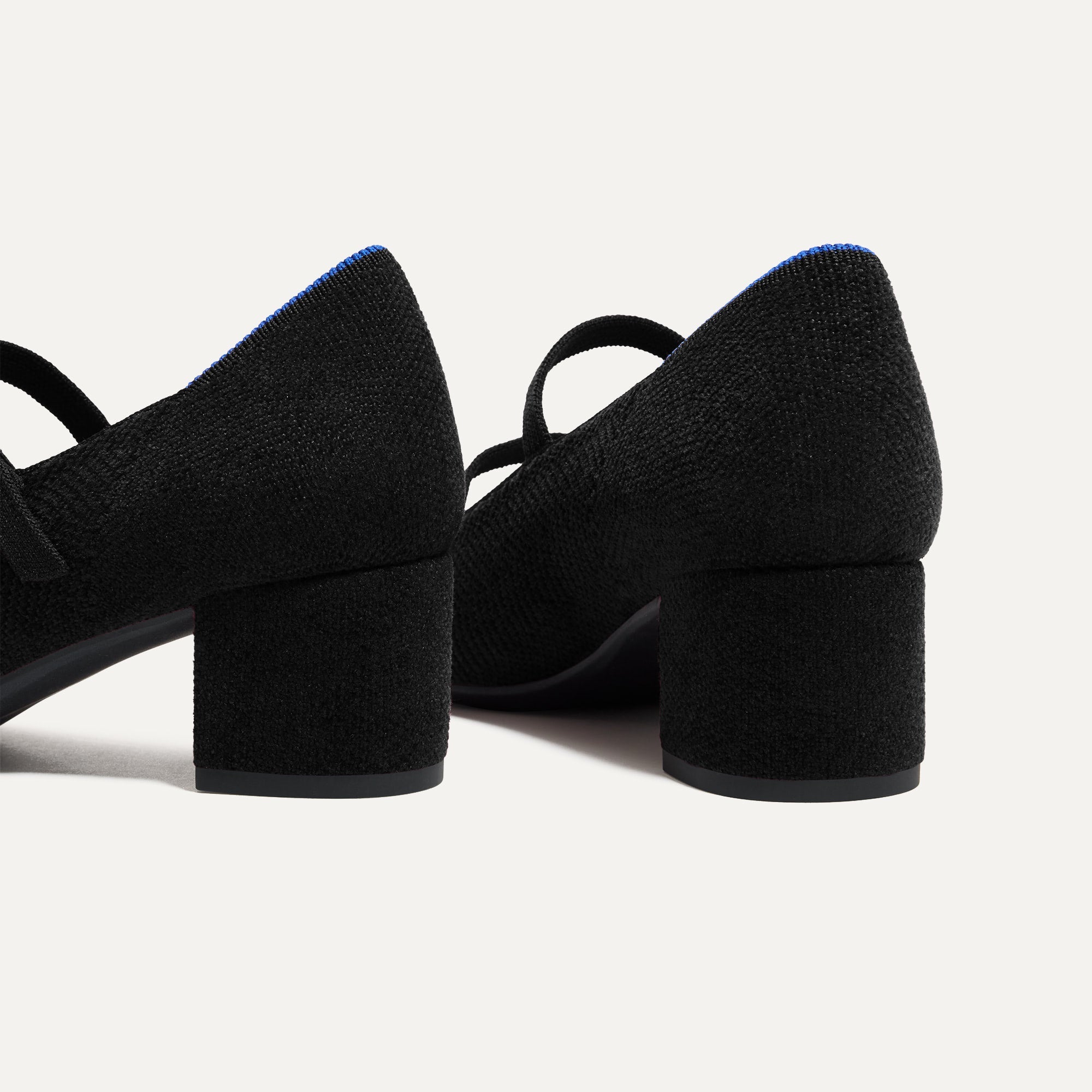 The ReVelvet? Double Buckle Mary Jane Heel - ReVelvet? Black - Image 5