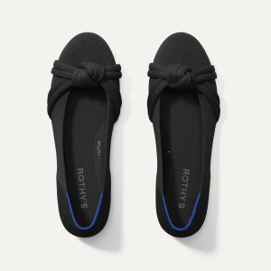 The Knot Ballet Flat - Black